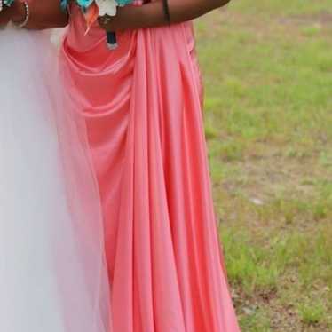 Coral Bridesmaid dress