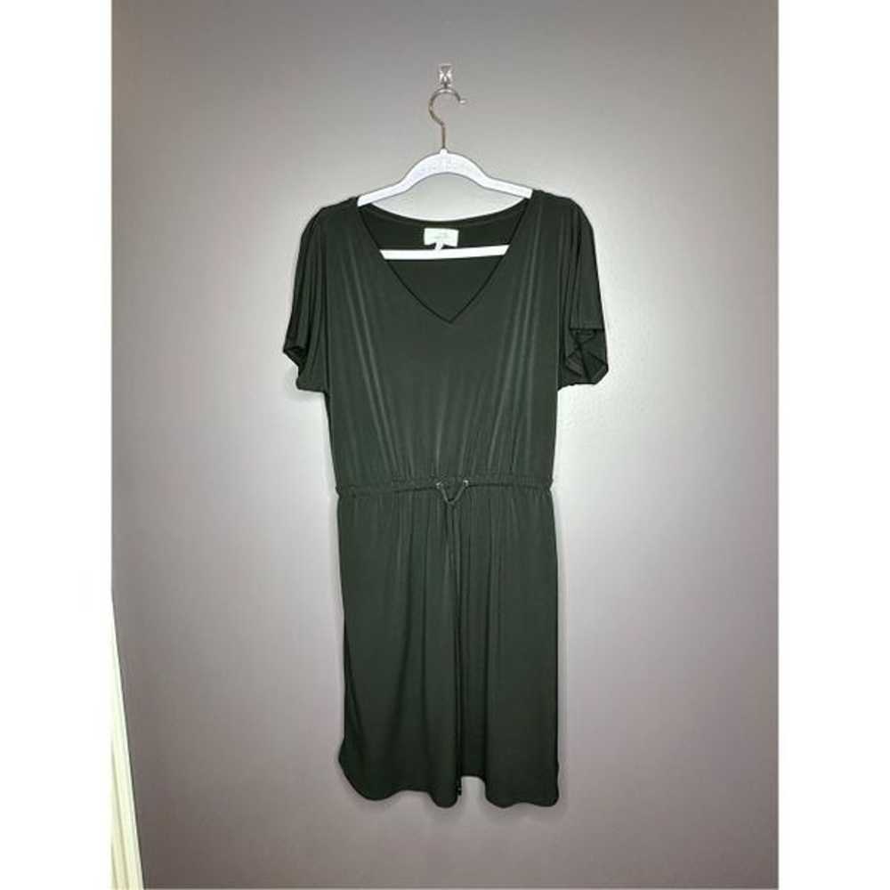 Soma Weekend Black Drawstring Waist Dress Size Me… - image 1