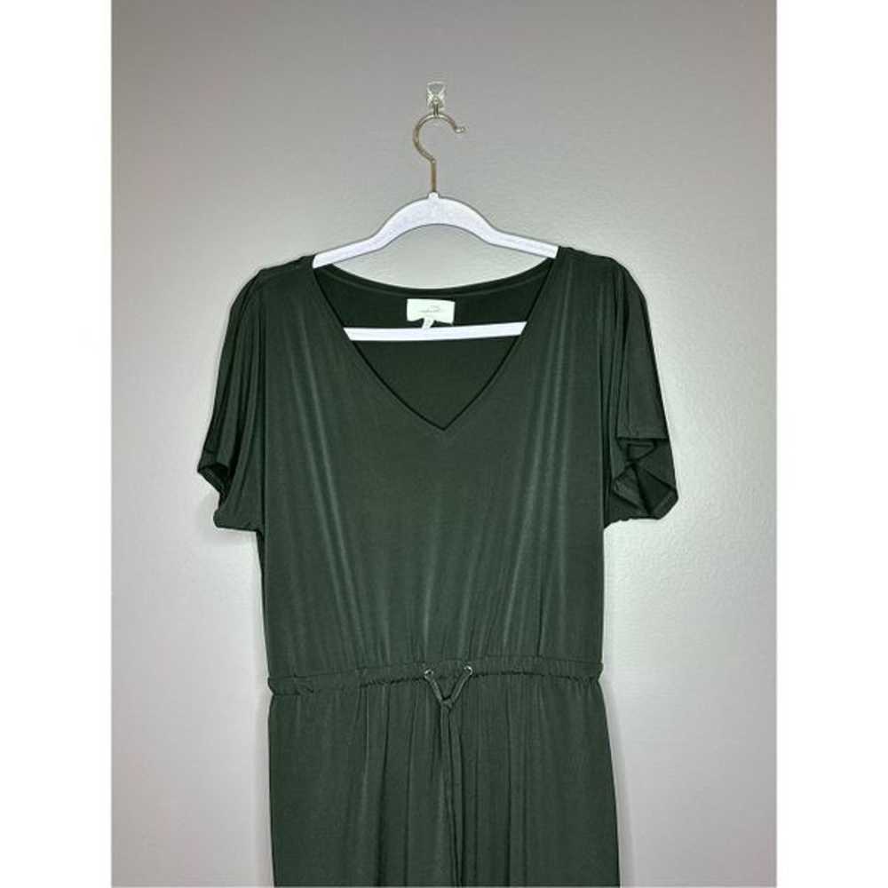 Soma Weekend Black Drawstring Waist Dress Size Me… - image 2