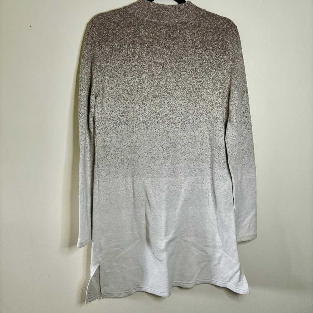 Ombre sparkle mock neck sweater Dress size large - image 7