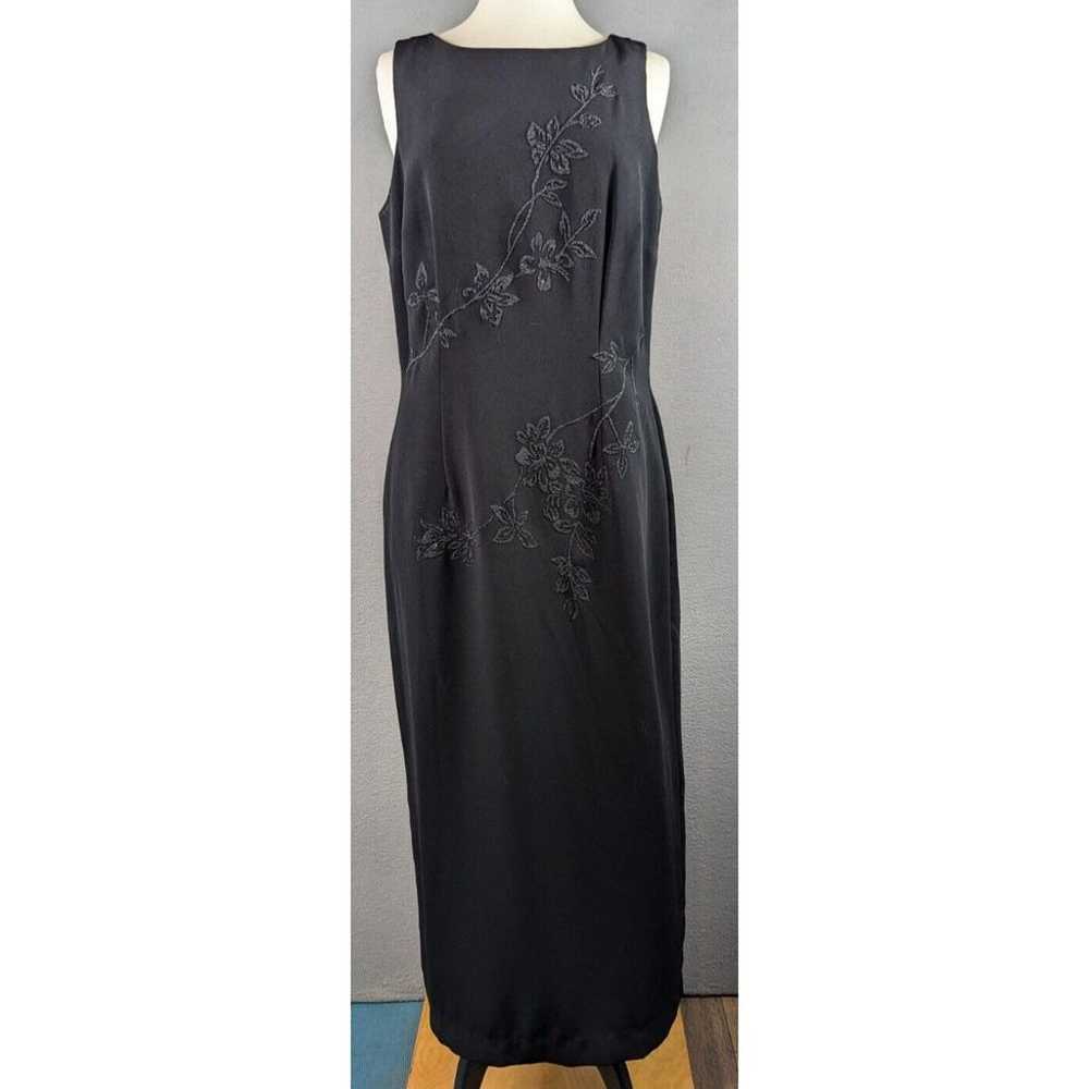 Sheri Martin Vintage Velvet Maxi Dress Embellishe… - image 2