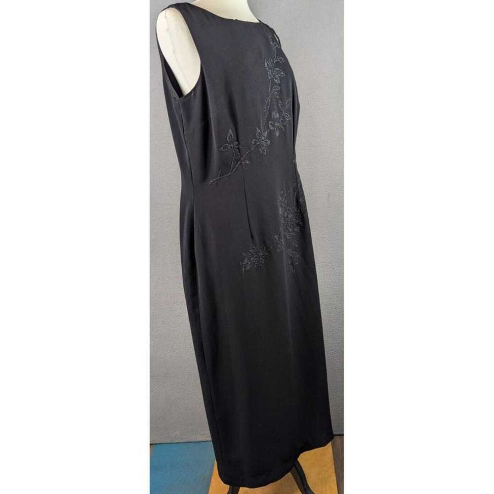 Sheri Martin Vintage Velvet Maxi Dress Embellishe… - image 4