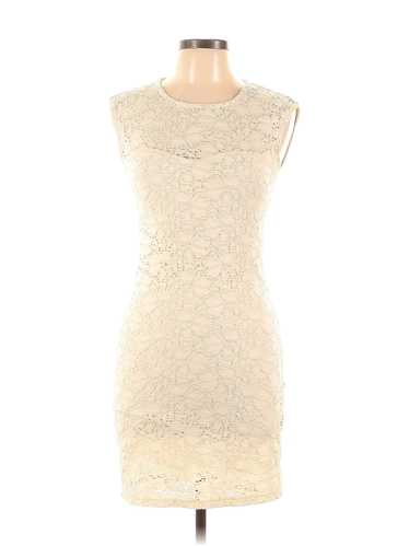 Poof! Women Ivory Cocktail Dress L