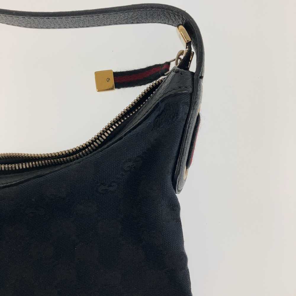 GUCCI Sherry Line Princey Black GG Canvas Leather… - image 9