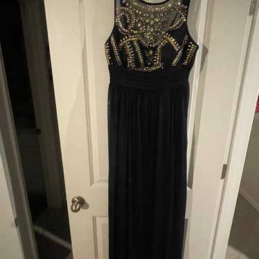 Navy Blue Prom Dress Size 9/10 - image 1