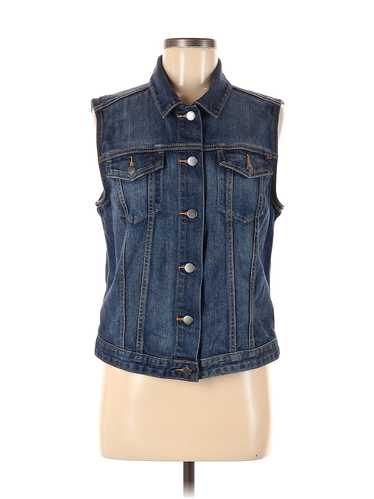 Gap Women Blue Denim Vest 7