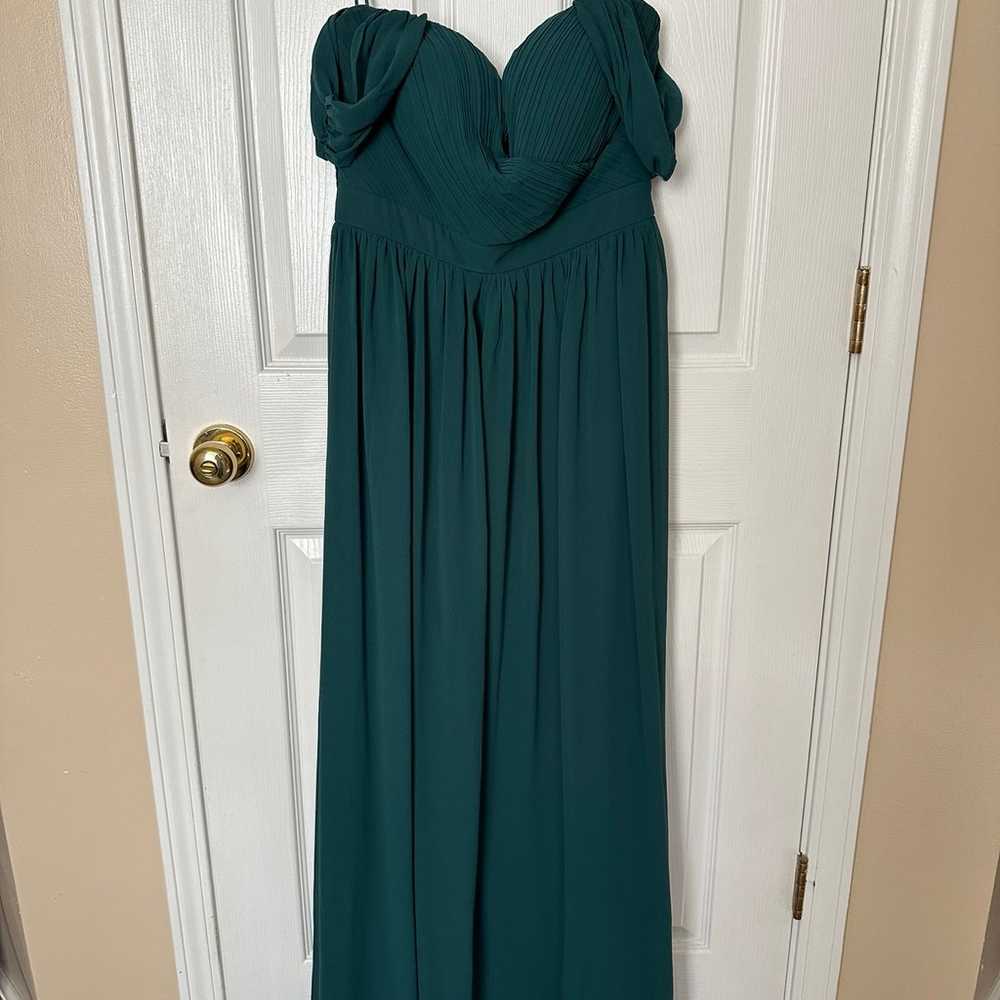 Lulus These Nights Emerald Green Cap Sleeve Sweet… - image 2