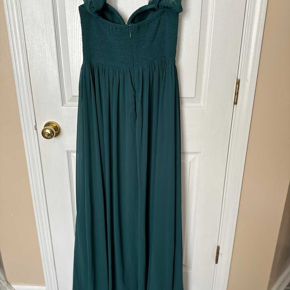 Lulus These Nights Emerald Green Cap Sleeve Sweet… - image 5