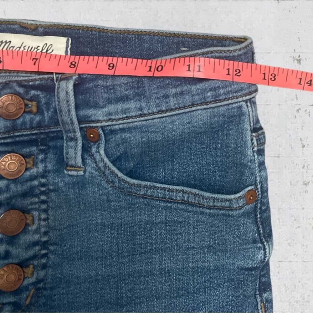 Madewell 9" Mid-Rise Skinny Crop Jeans Size 24 - image 10