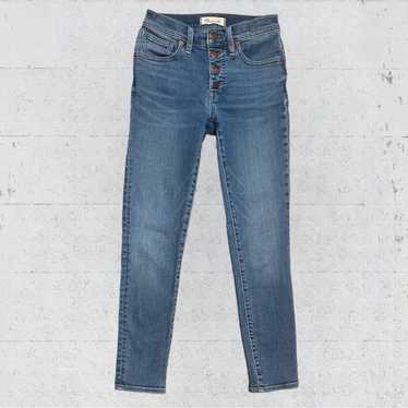 Madewell 9" Mid-Rise Skinny Crop Jeans Size 24 - image 1