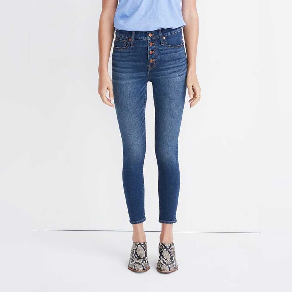 Madewell 9" Mid-Rise Skinny Crop Jeans Size 24 - image 2