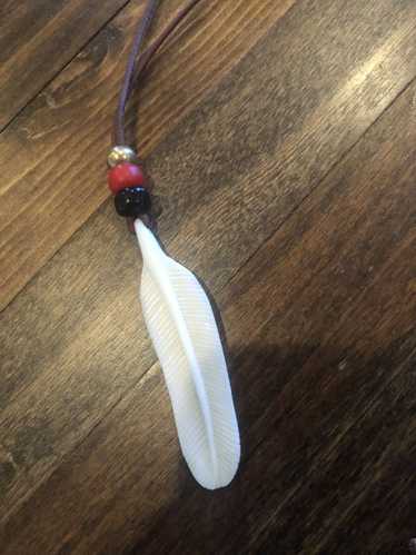 Ewing Dry Goods EDG Bone Feather Necklace