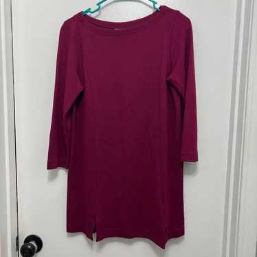 J. Jill Ponte Plum Dress sise Small NWOT - image 1