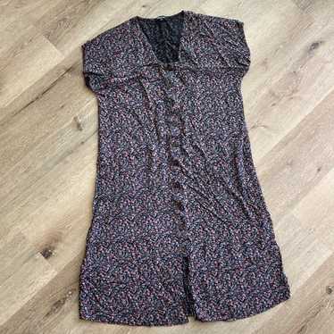 Madewell Floral Button Front Dress