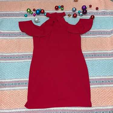 Lulus red dress size large