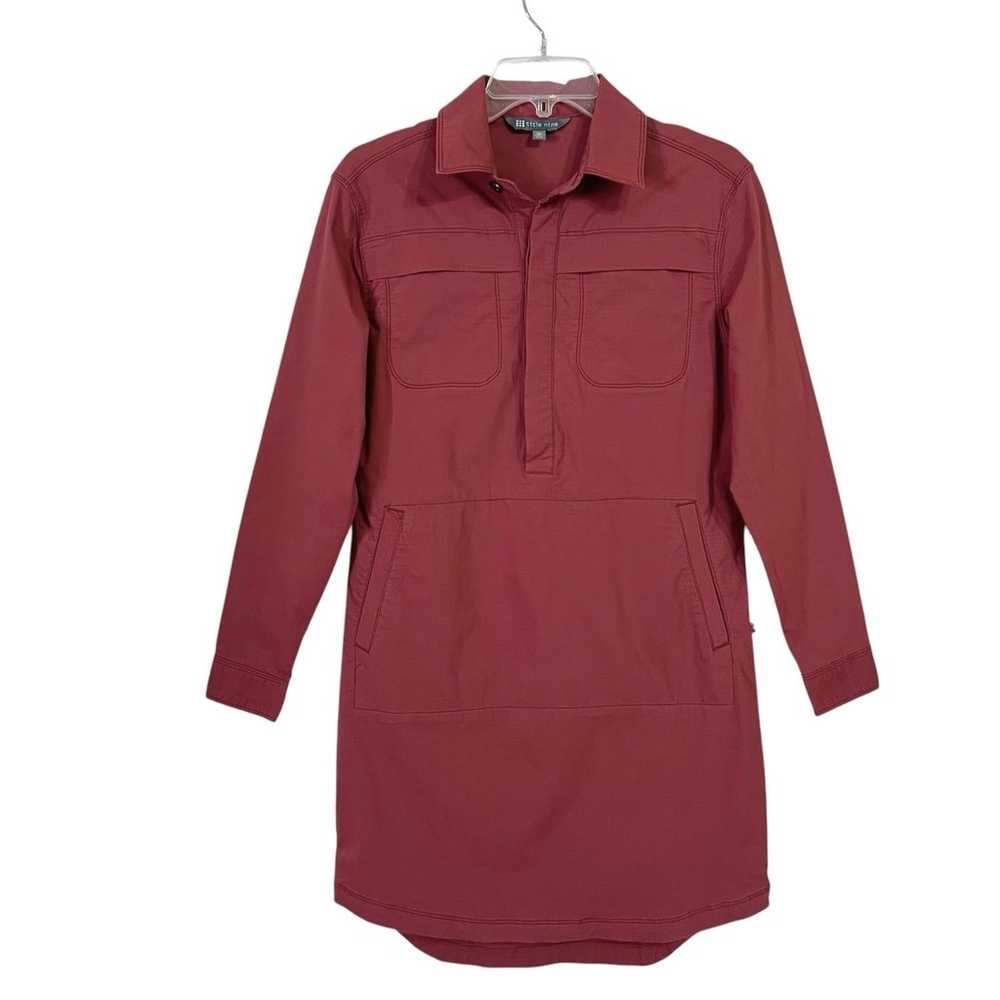 Title Nine Wren Utility Shirtdress Size S Womens … - image 1