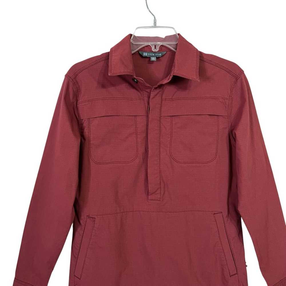 Title Nine Wren Utility Shirtdress Size S Womens … - image 2