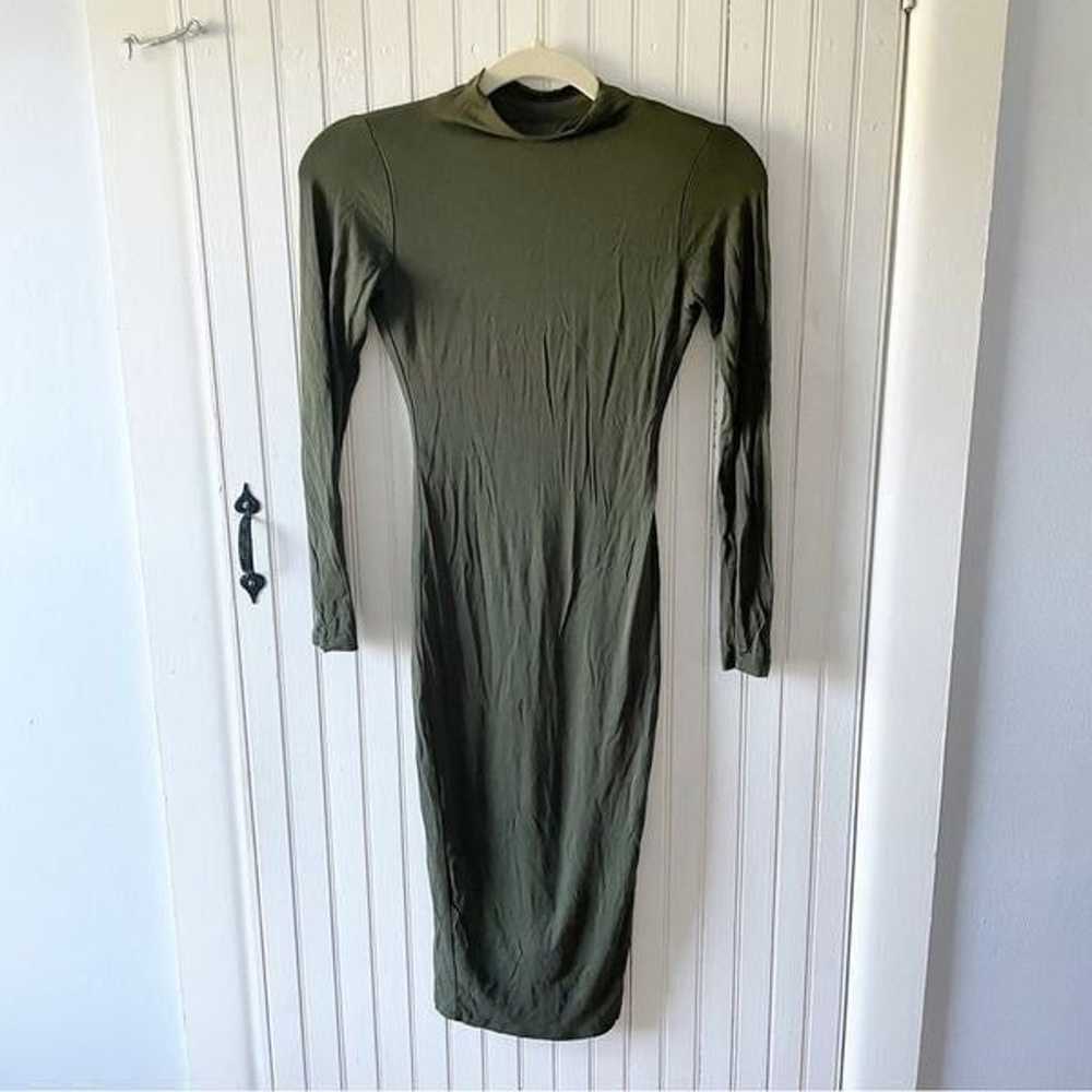 Naked Wardrobe stretchy Bodycon midi size small a… - image 2