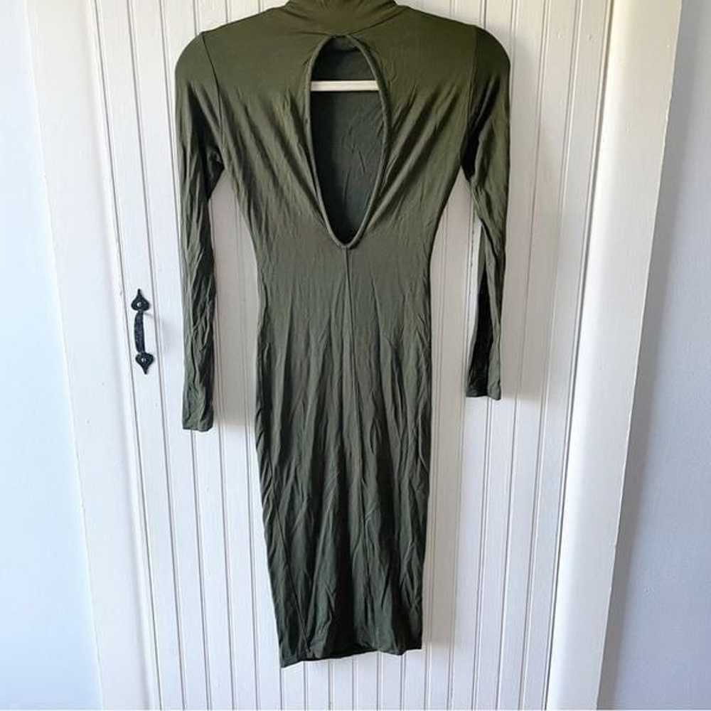 Naked Wardrobe stretchy Bodycon midi size small a… - image 4