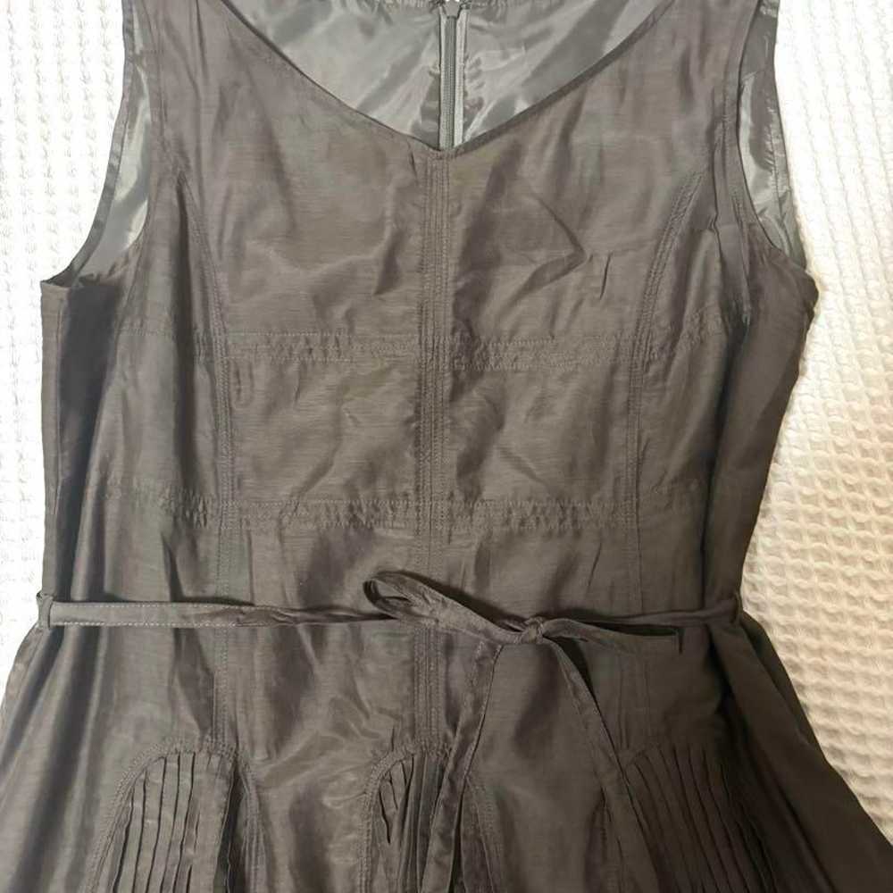 Brown Sleeveless Flare Dress - image 2