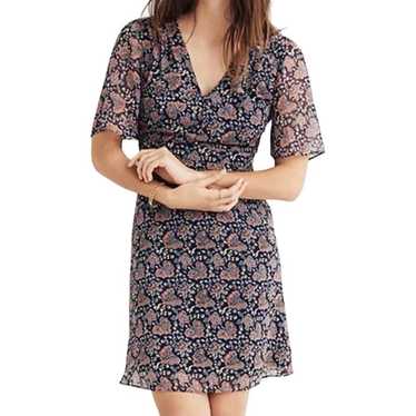 Madewell Orchard Flutter Sleeve Dress in Fan Flor… - image 1