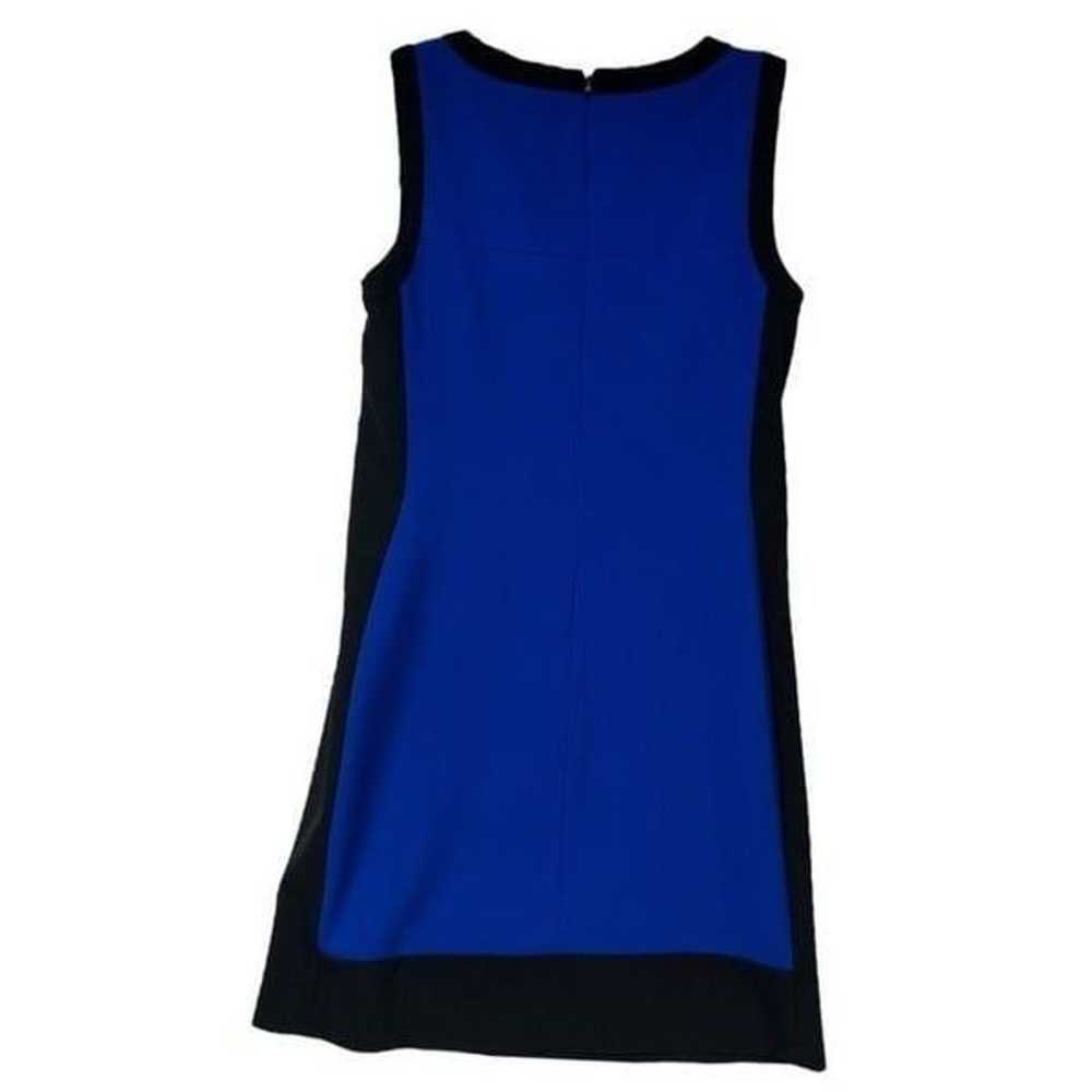 LAUREN Ralph Lauren Black Royal Blue Sleeveless D… - image 2