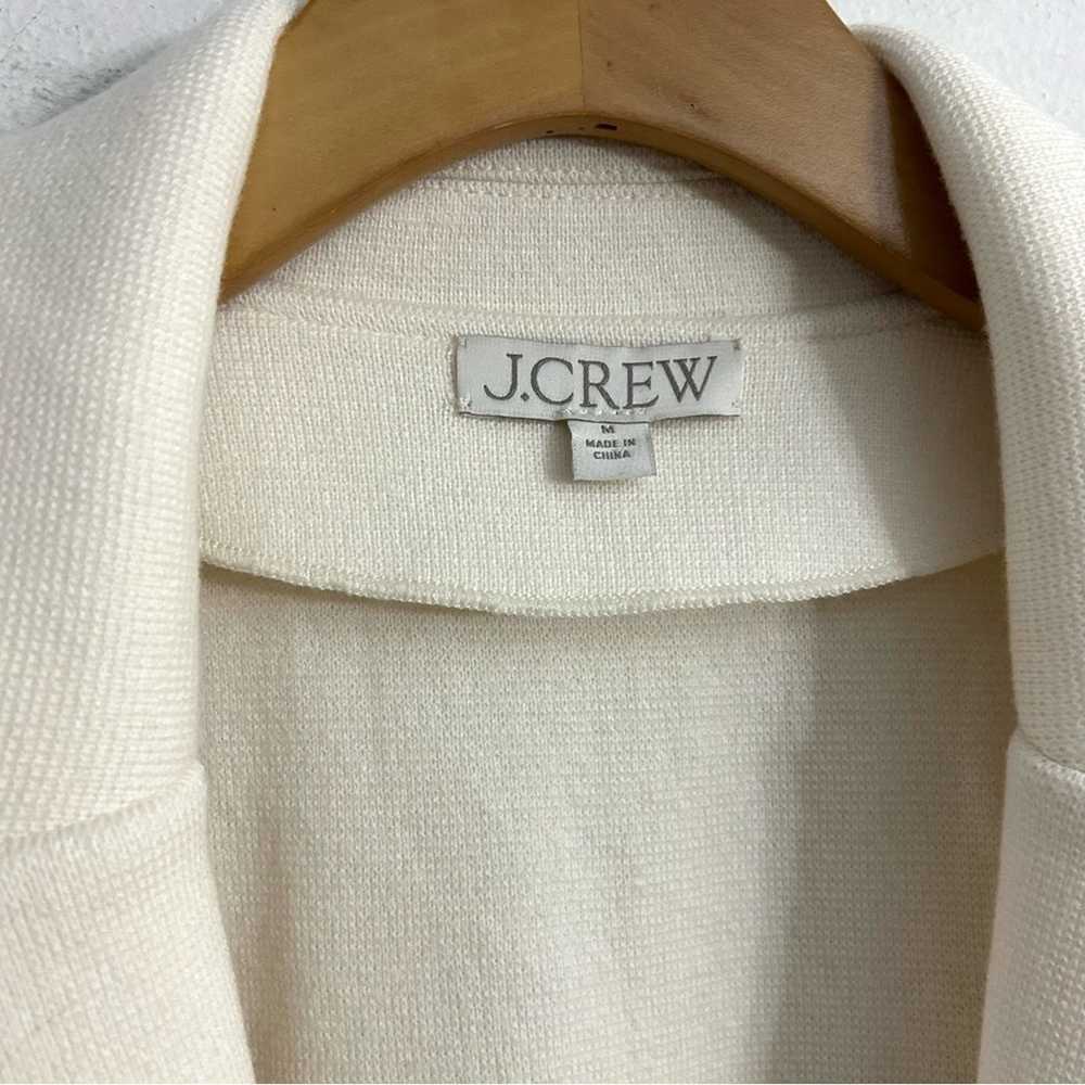 J.Crew Cecile Ivory Cream Merino Wool Sweater Bla… - image 8