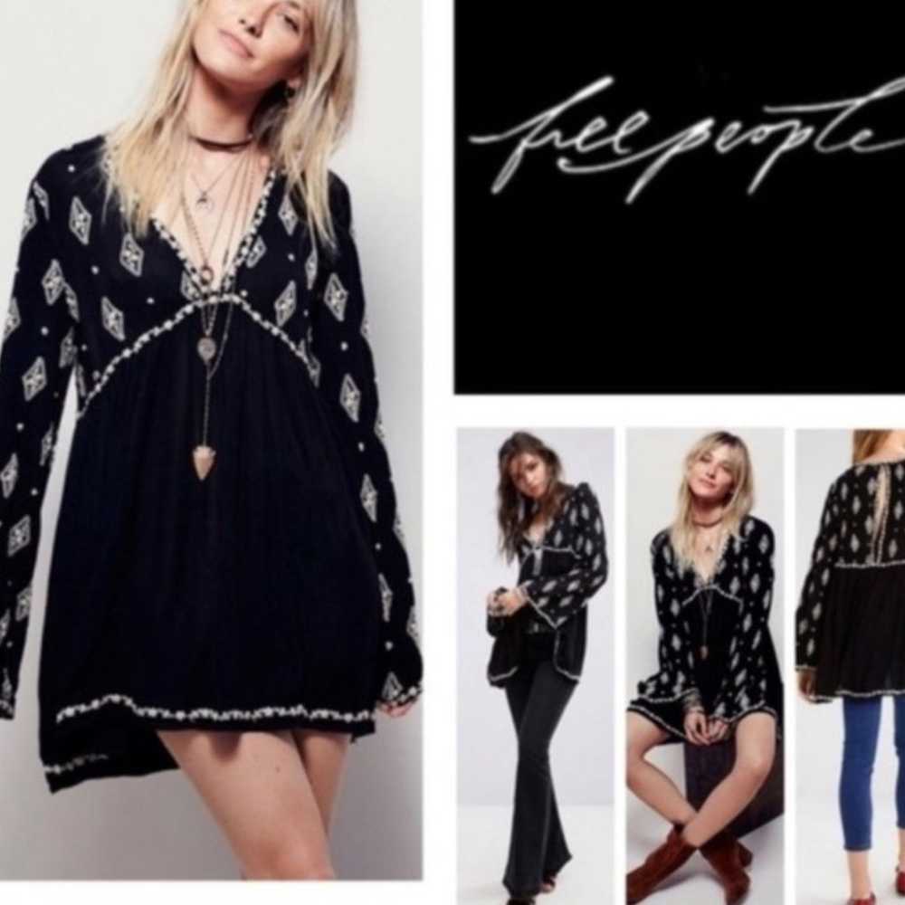 Free People Diamond Embroidered Tunic - image 1