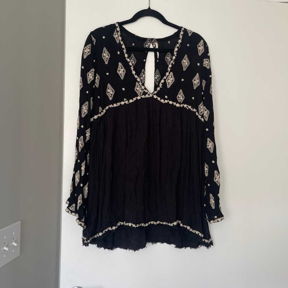 Free People Diamond Embroidered Tunic - image 3