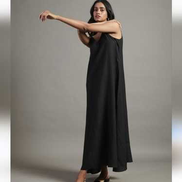 Soft Surroundings Women's Black Sleek Maxi Dress … - image 1