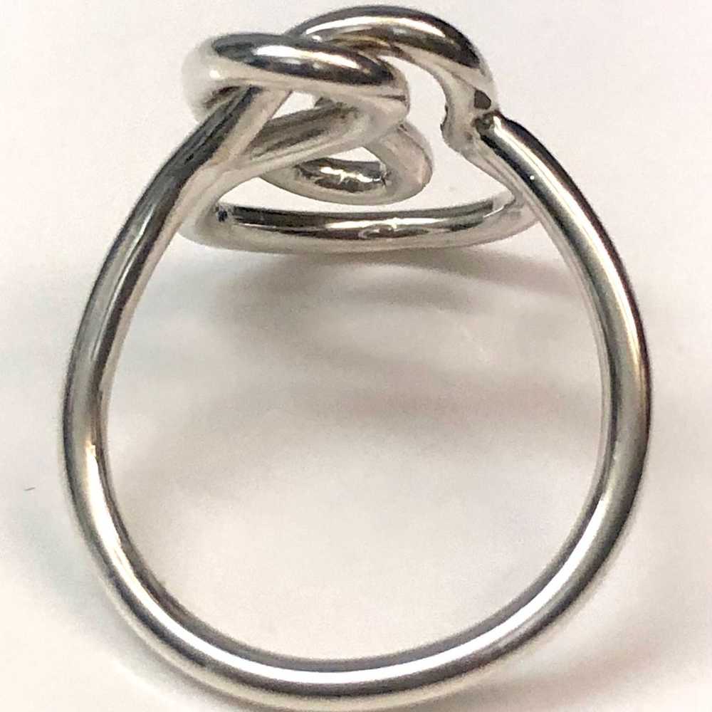 Artisan Sterling Silver Modernist Ring - image 4