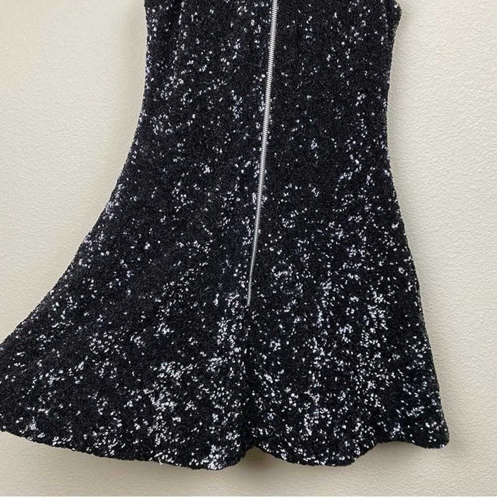 DRESS THE POPULATION Women’s Medium Black Sequin … - image 3