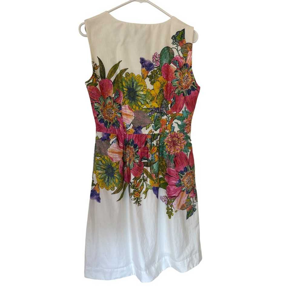 Frock Shop Floral Accent Sleeveless Dress - Medium - image 1