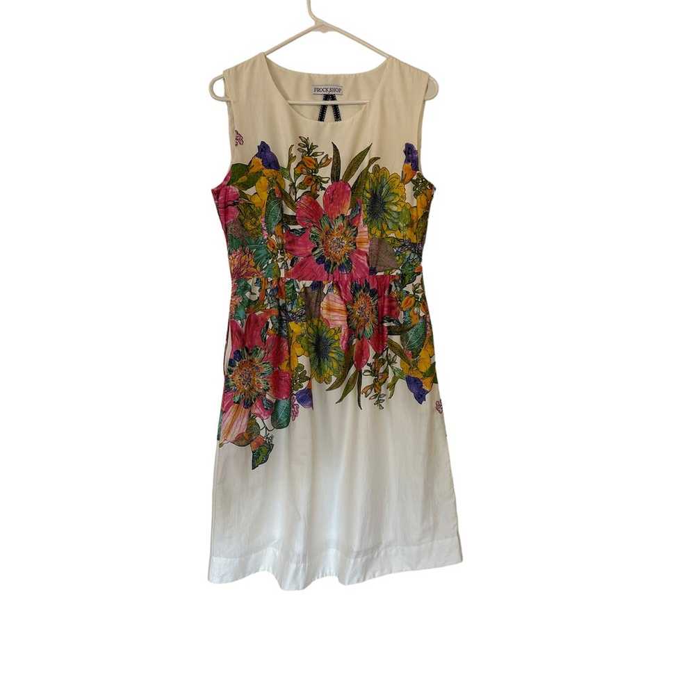 Frock Shop Floral Accent Sleeveless Dress - Medium - image 8