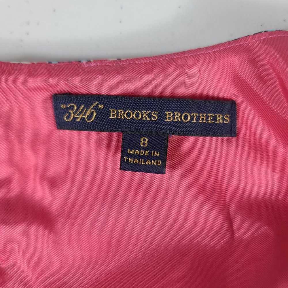 Brooks Brothers Blue Pink White Sleeveless Dress … - image 5