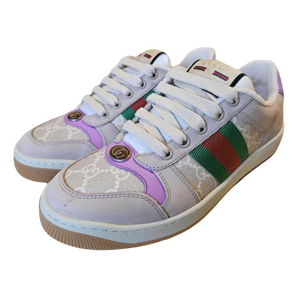 Gucci Screener leather trainers - image 1