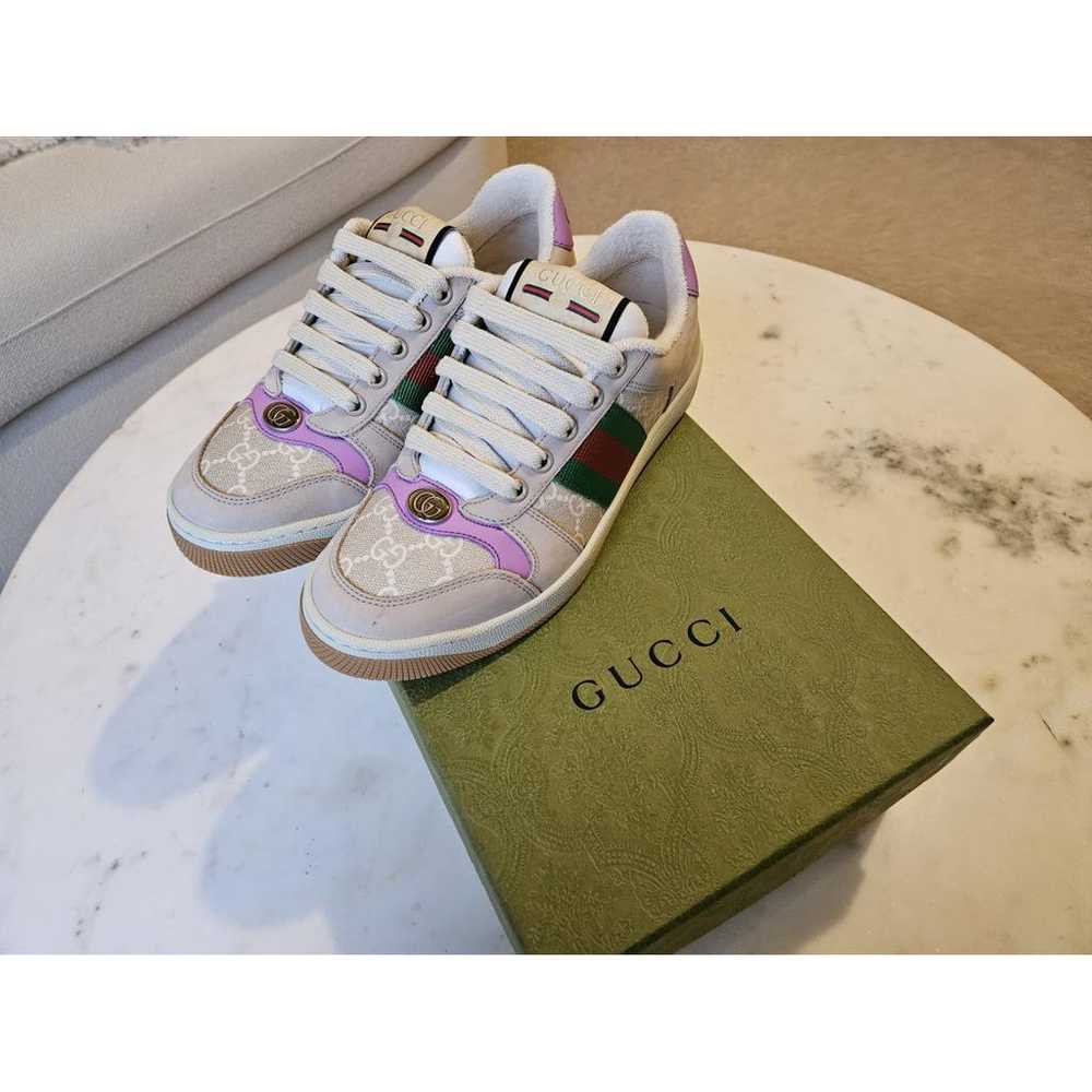 Gucci Screener leather trainers - image 2