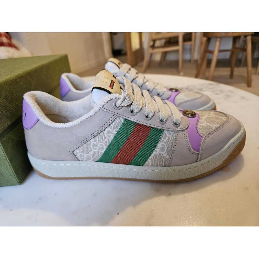 Gucci Screener leather trainers - image 8