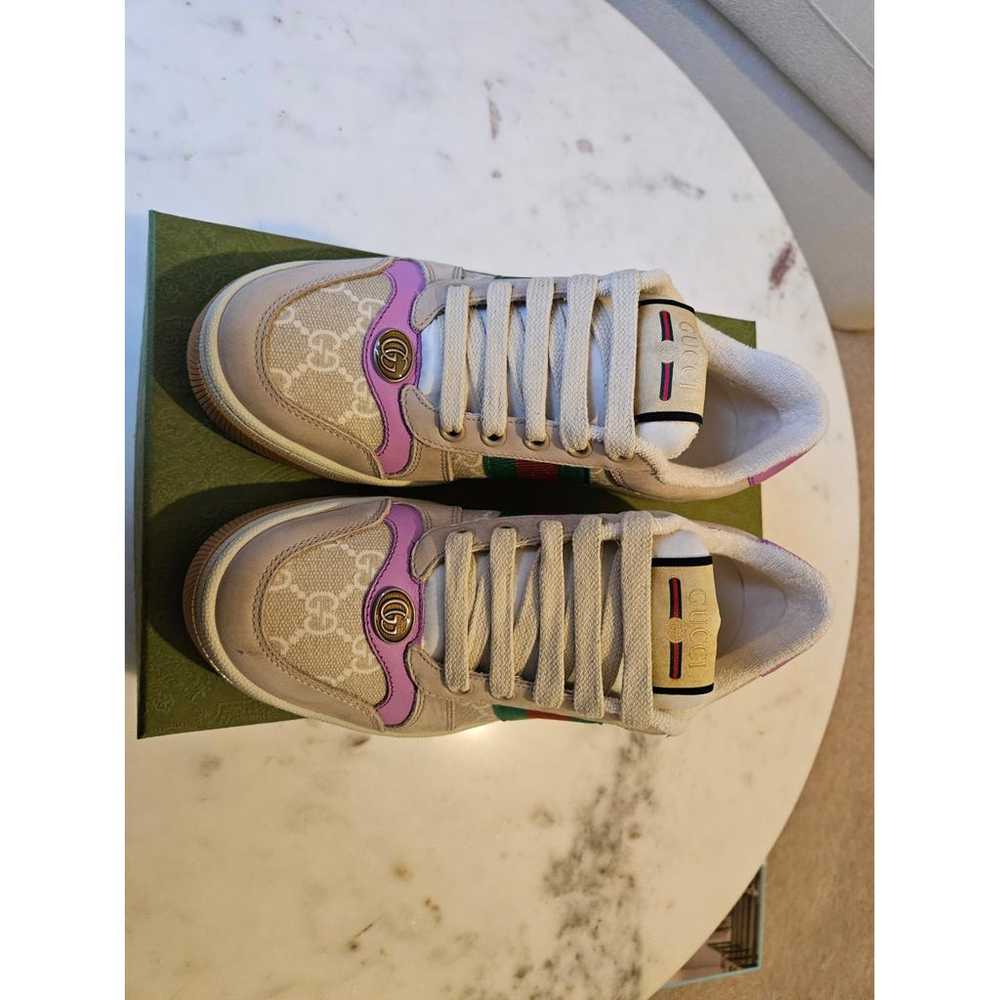 Gucci Screener leather trainers - image 9