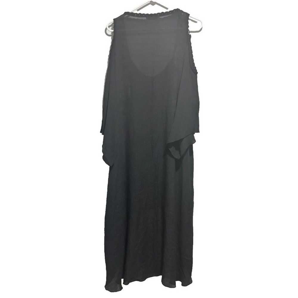 Cellabie Women's Cover-Up Dress Black One Size Fl… - image 3