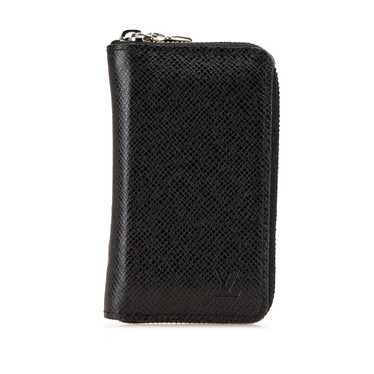 Black Louis Vuitton Taiga Zippy Coin Purse