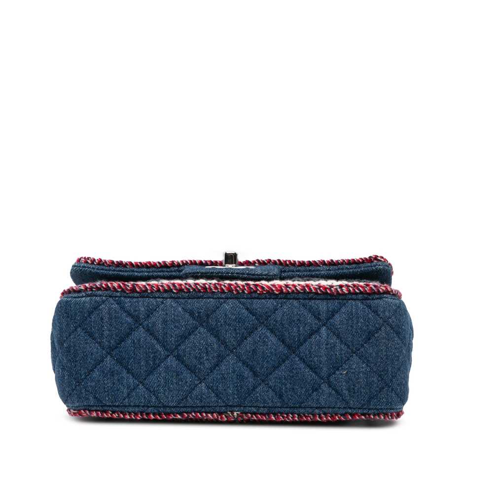 Blue Chanel Mini Rectangular Classic Denim Tweed … - image 3