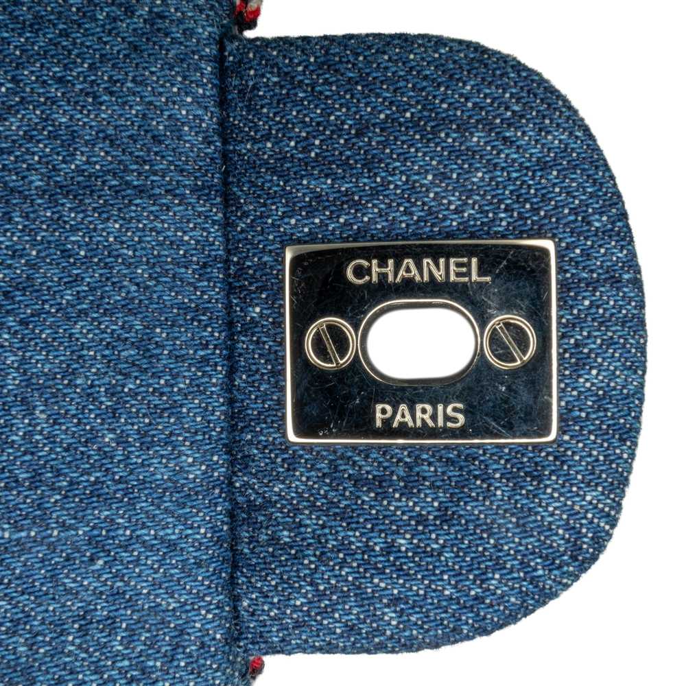 Blue Chanel Mini Rectangular Classic Denim Tweed … - image 6