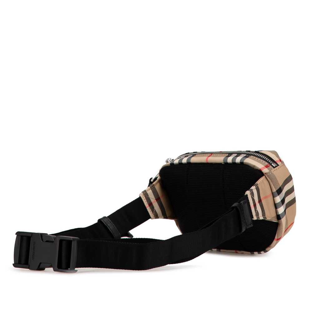 Brown Burberry Nova Check Cotton Belt Bag - image 2