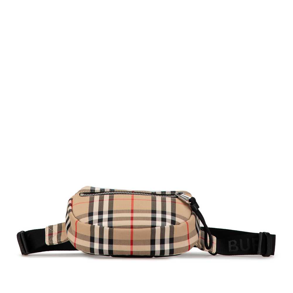 Brown Burberry Nova Check Cotton Belt Bag - image 3