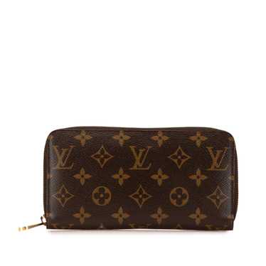 Brown Louis Vuitton Monogram Zippy Wallet