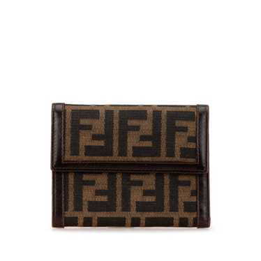 Brown Fendi Zucca Canvas Small Wallet - image 1