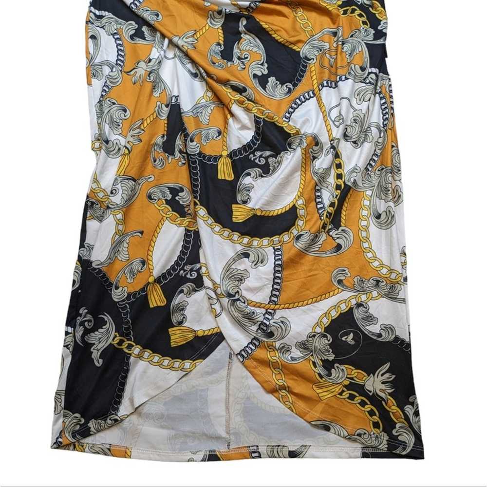 Good Time USA Equestrian Print One Shoulder Dress… - image 8