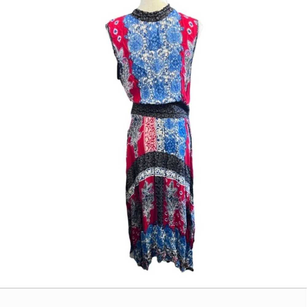 Bila Women's Maxi , XXL, Red & Blue boho nwot dan… - image 4