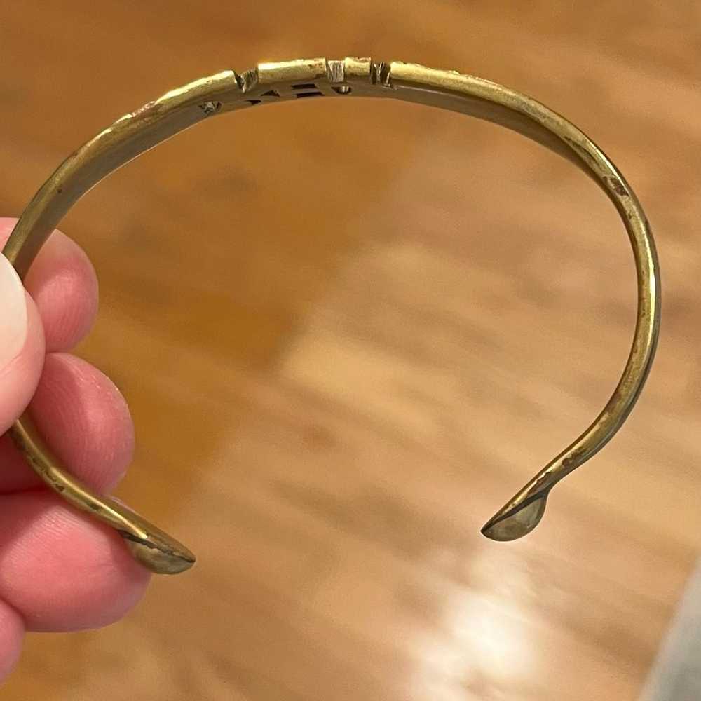 Vintage Lucky brand DREAM bangle Bracelet - image 3